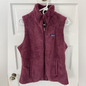 Patagonia Plush Vest in Deep Plum